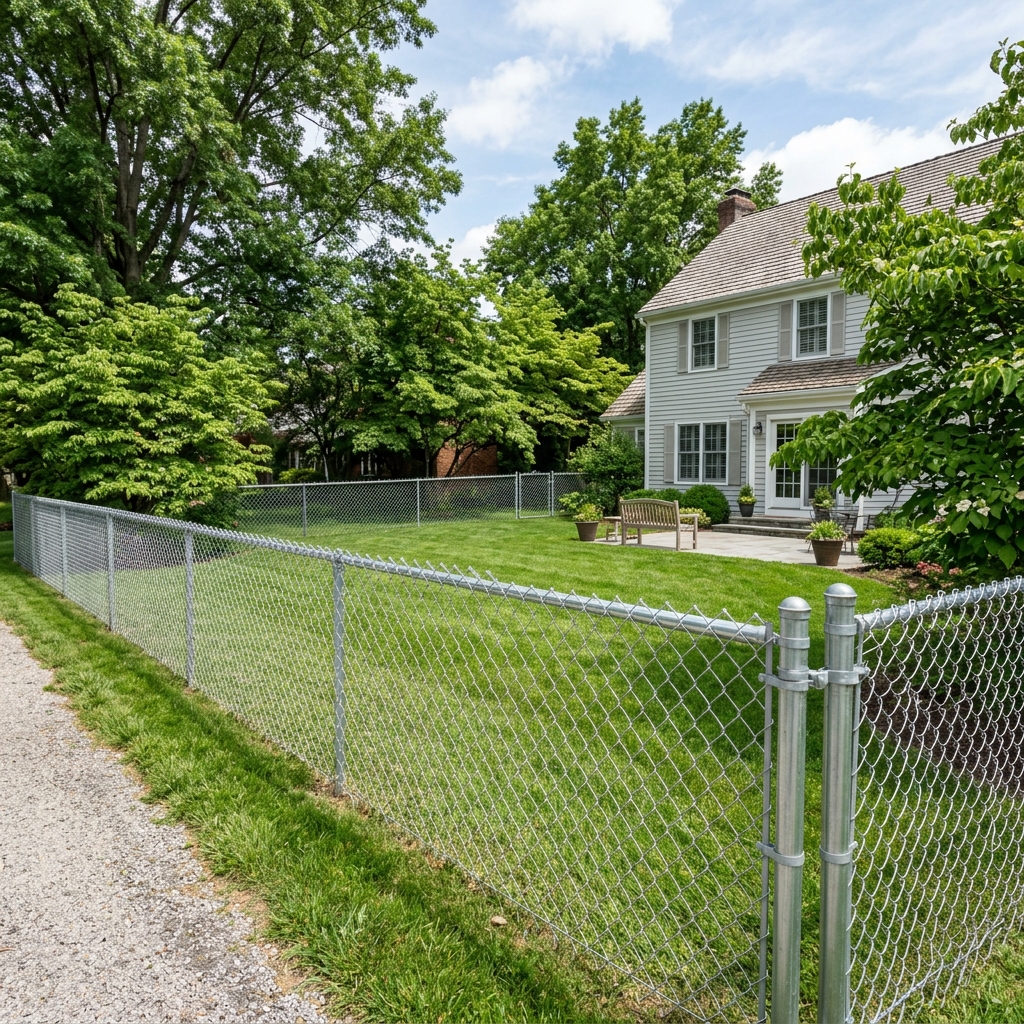 chain link fence installed by Beck's Fence Co. in Richmond, Kentucky