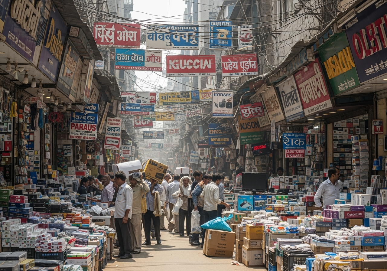 Gaffar Market Karol Bagh Delhi wholesale mobile accessories market