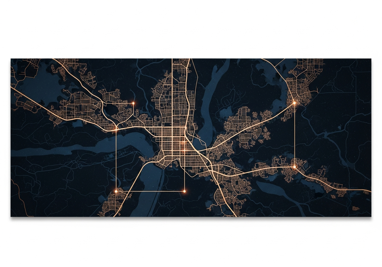 Dark map texture