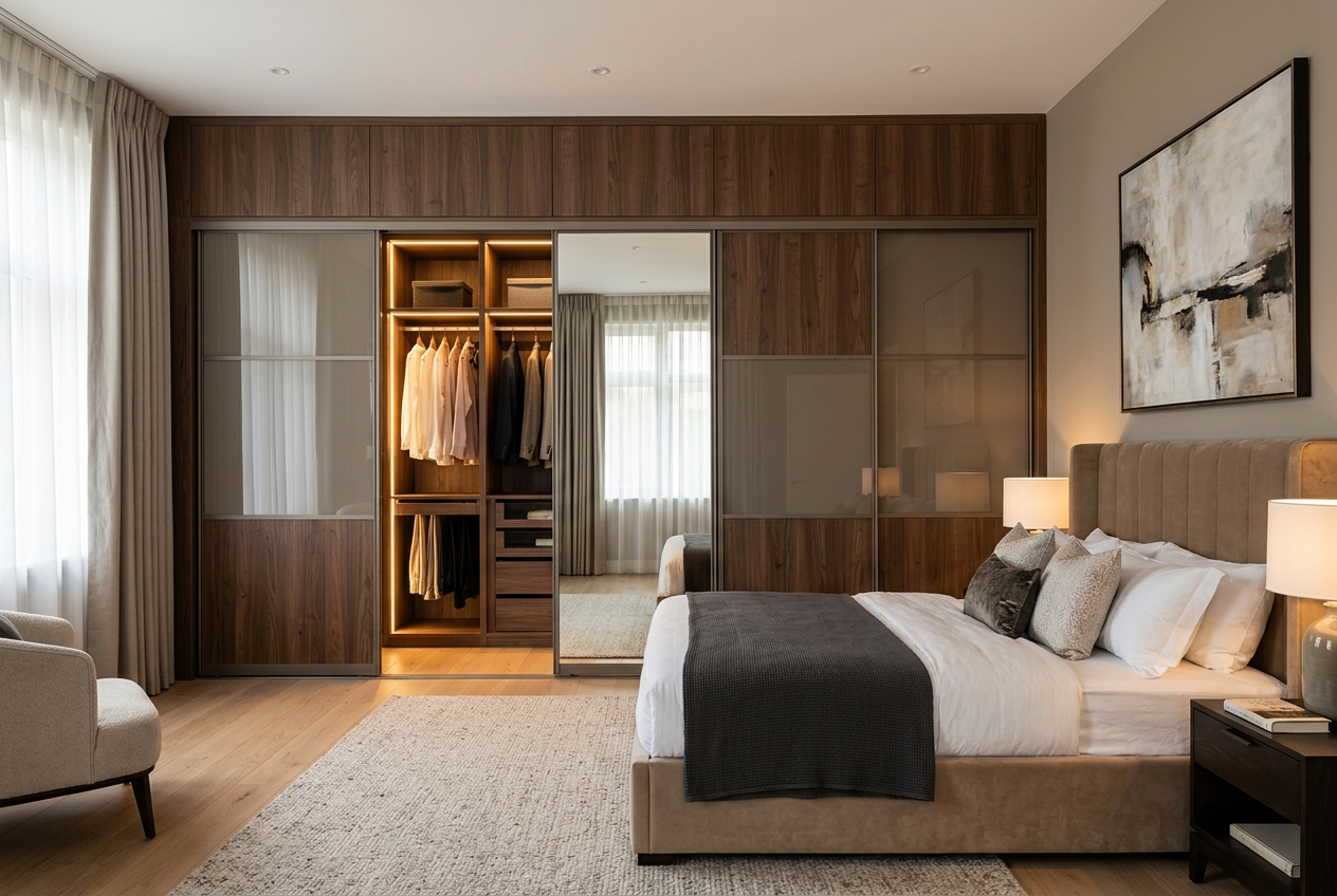 Custom designer wardrobe bedroom Chennai