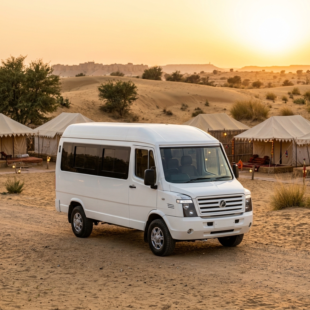 Urbania taxi for hire in Jaisalmer