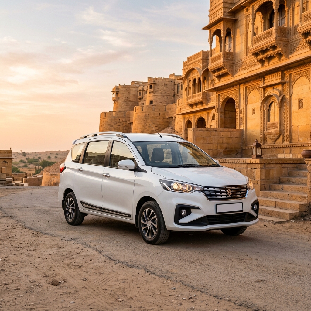 Ertiga taxi for hire in Jaisalmer