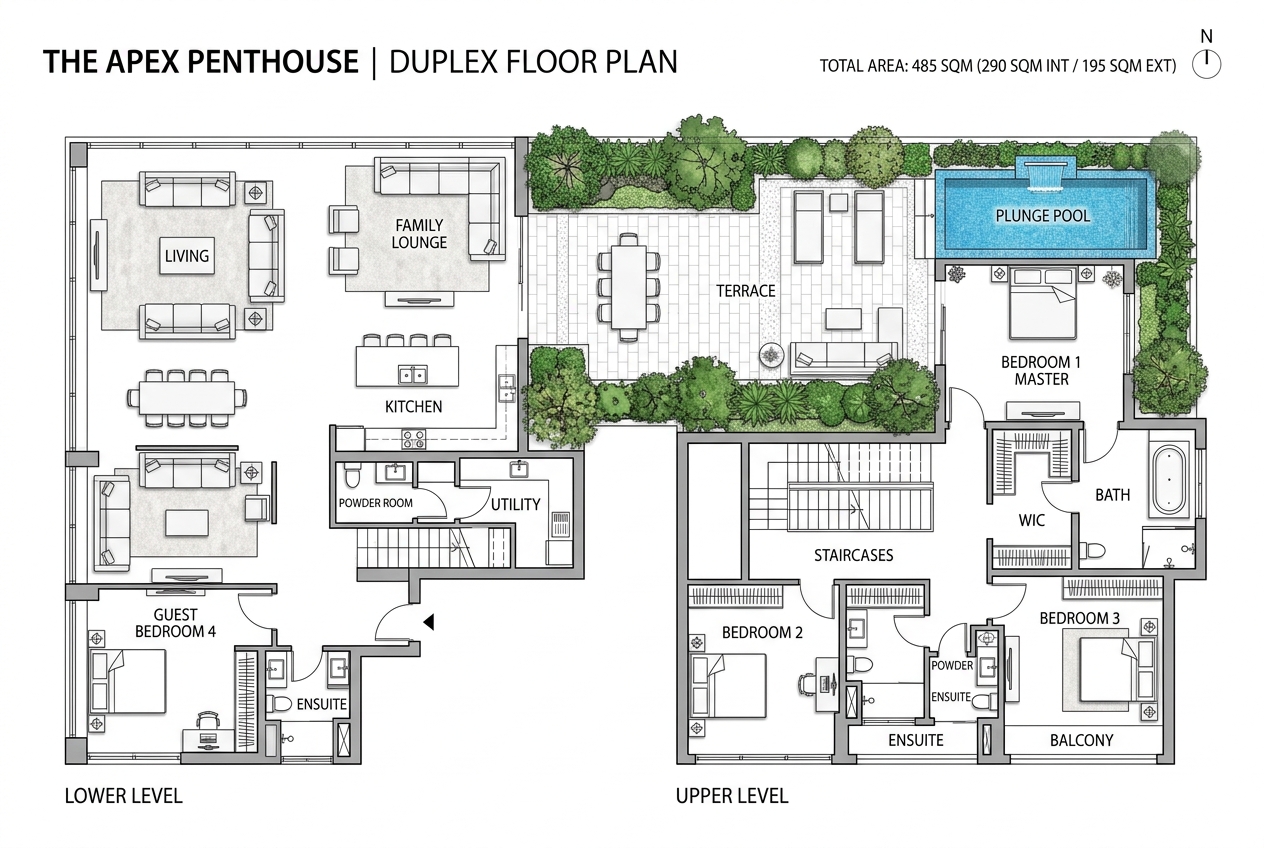 3 BHK Penthouse