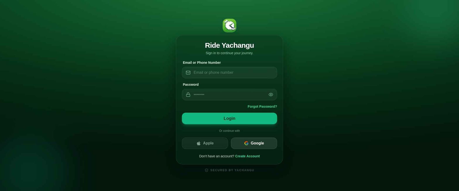 Ride yachangu app preview