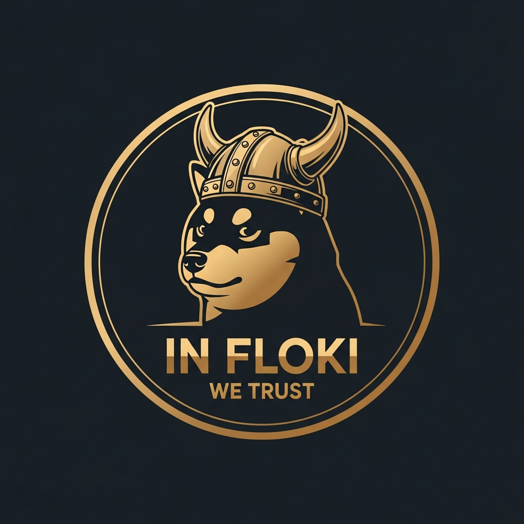 FLOKI Viking Logo