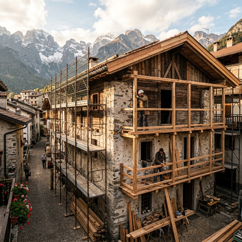 Ristrutturazione maso storico - Ristrutturazioni e Risanamenti a Piazzola, Val di Rabbi