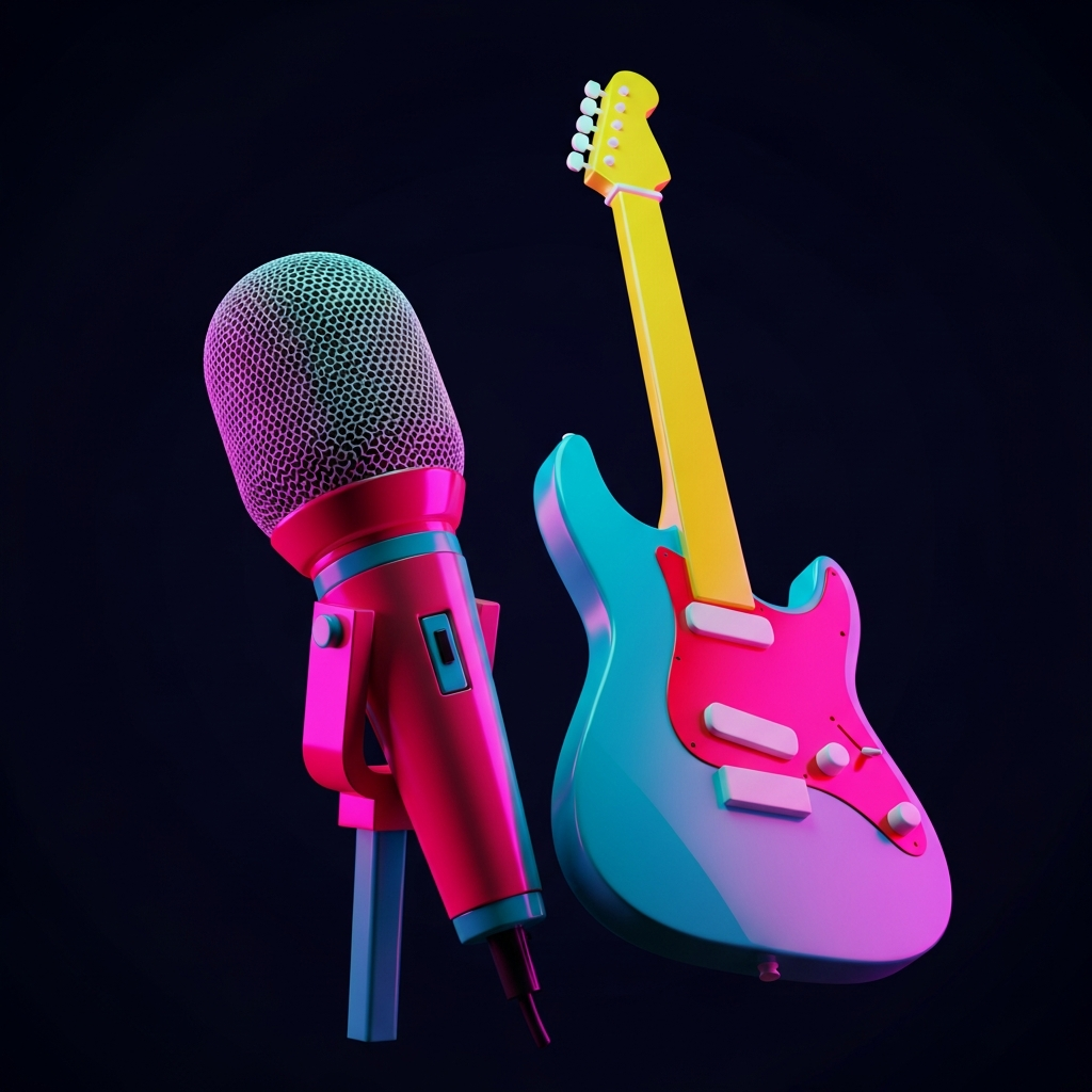 Trinity Musical School — strumenti pop art