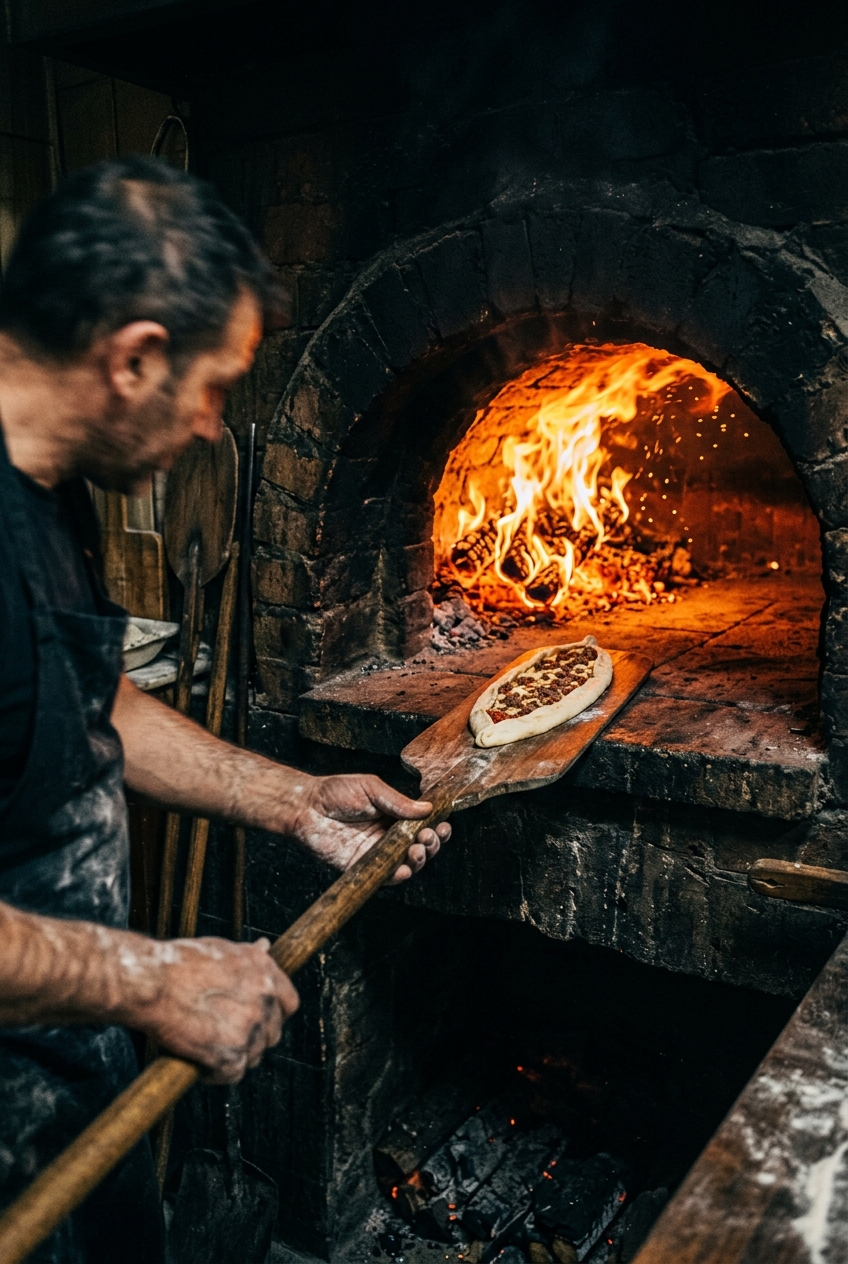 Odun ateşli taş fırın