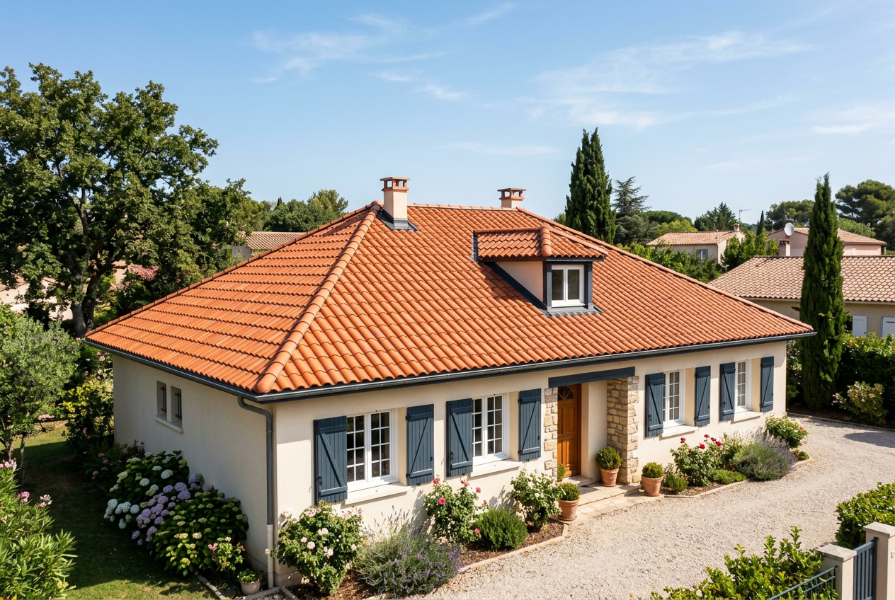 Rénovation complète de toiture - après