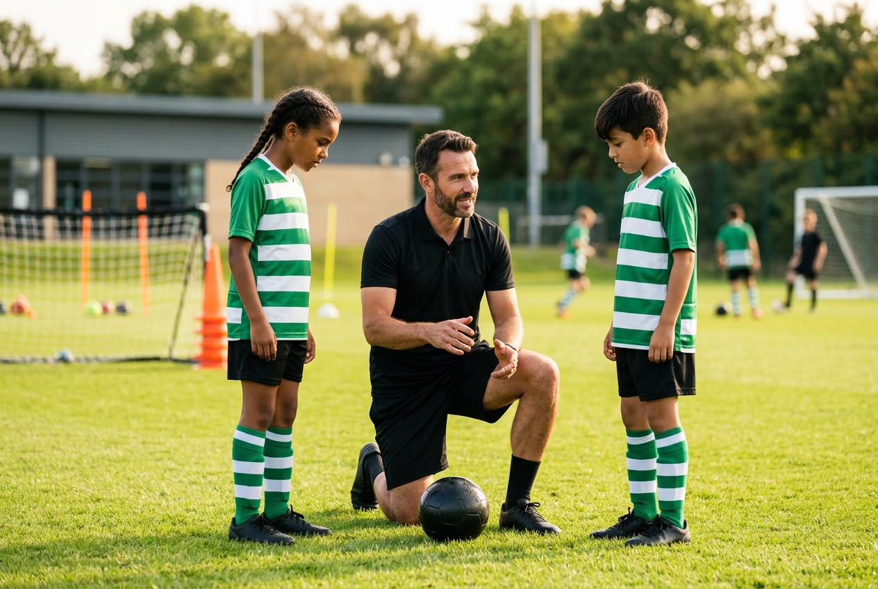 Sporting CP Academy coaching session