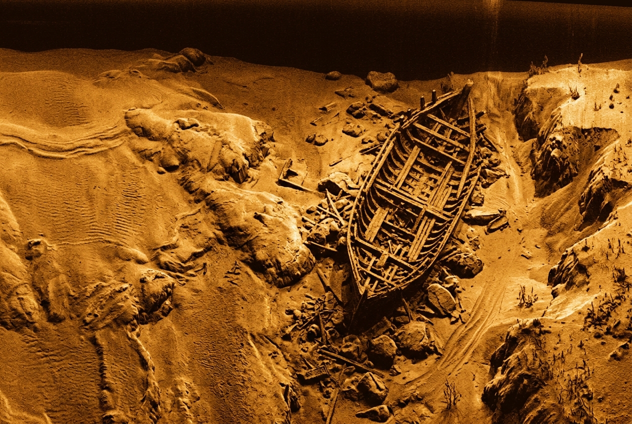 Side-Scan Imagery & Contours