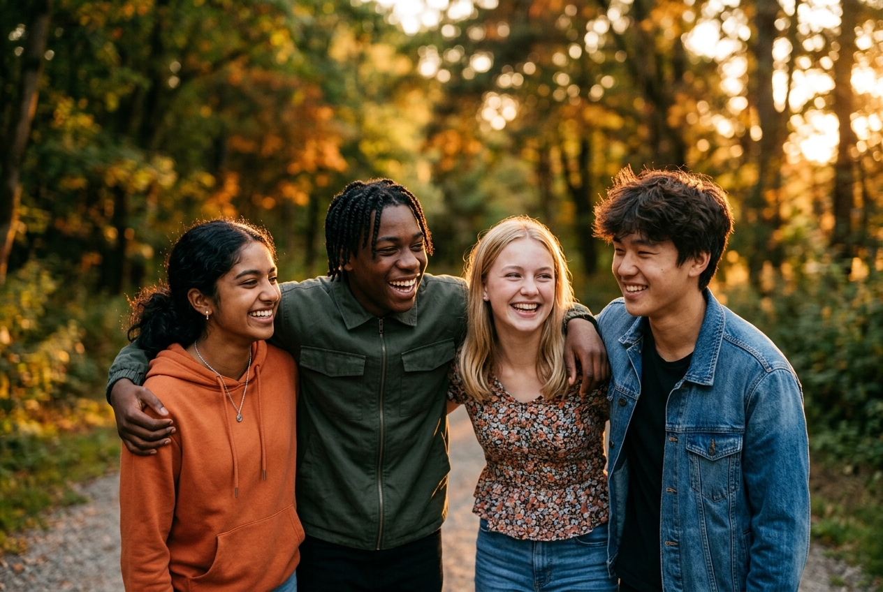 Young people supported by Thefrent Foundation