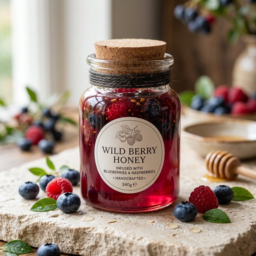Wild Berry Infused Honey