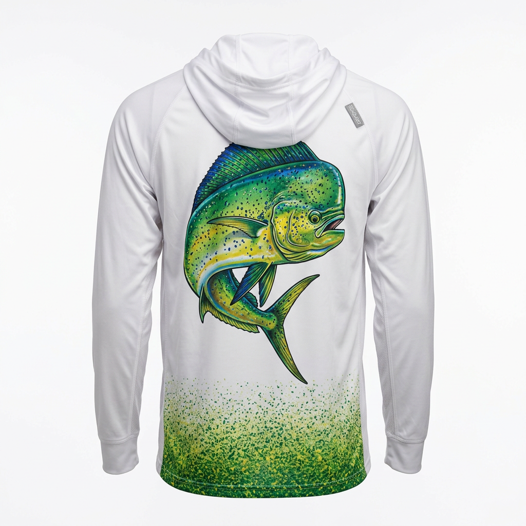 Mahi-Mahi Hooded Fishing Shirt