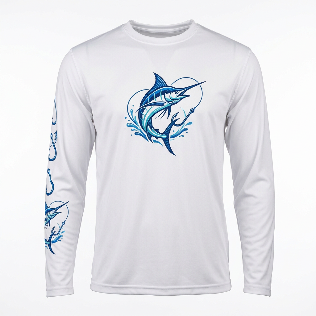 Marlin Strike Crew Fishing Shirt