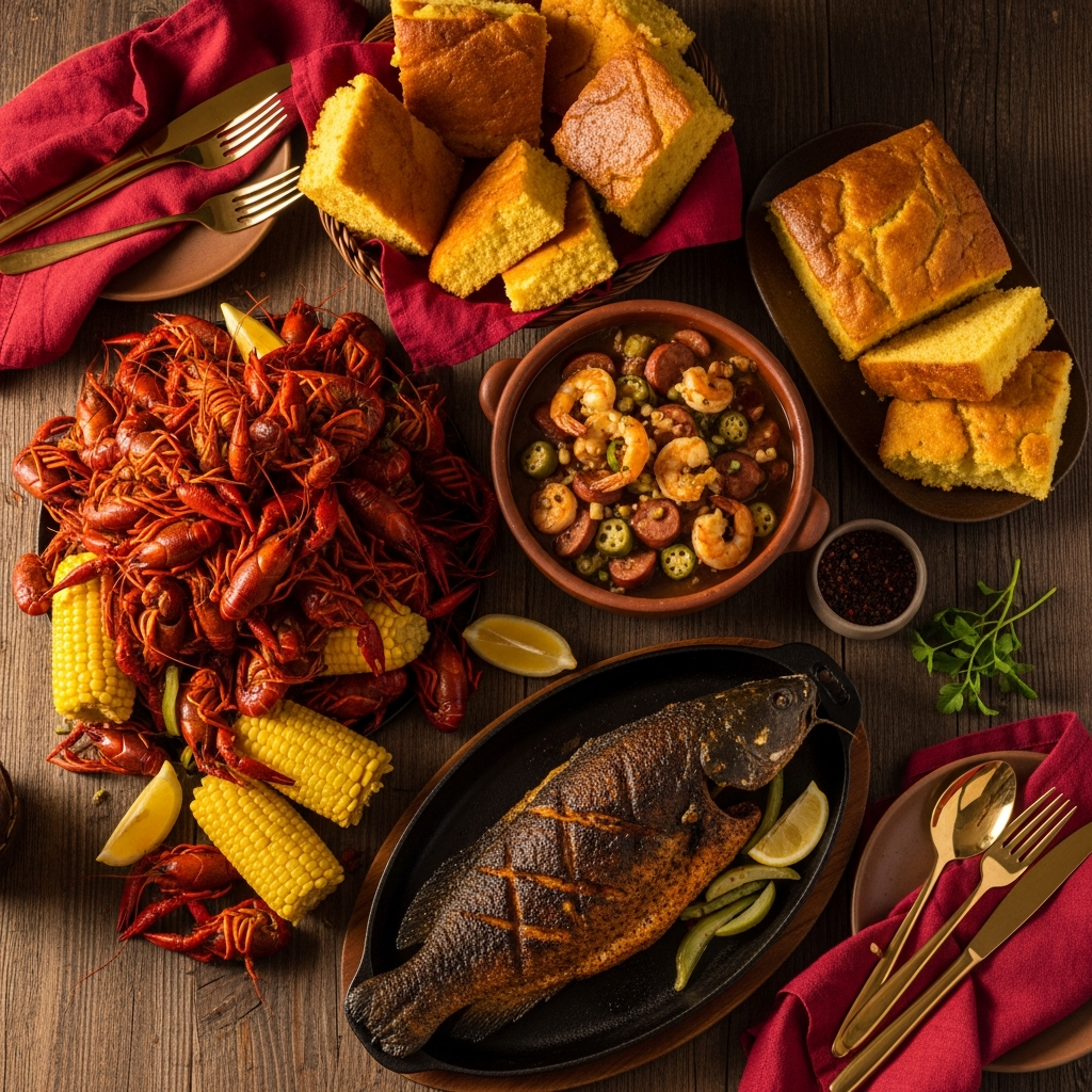 Cajun feast