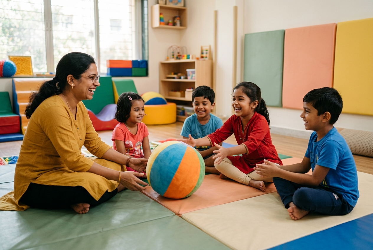 Playful Ball Games at Moonlight Neurocare