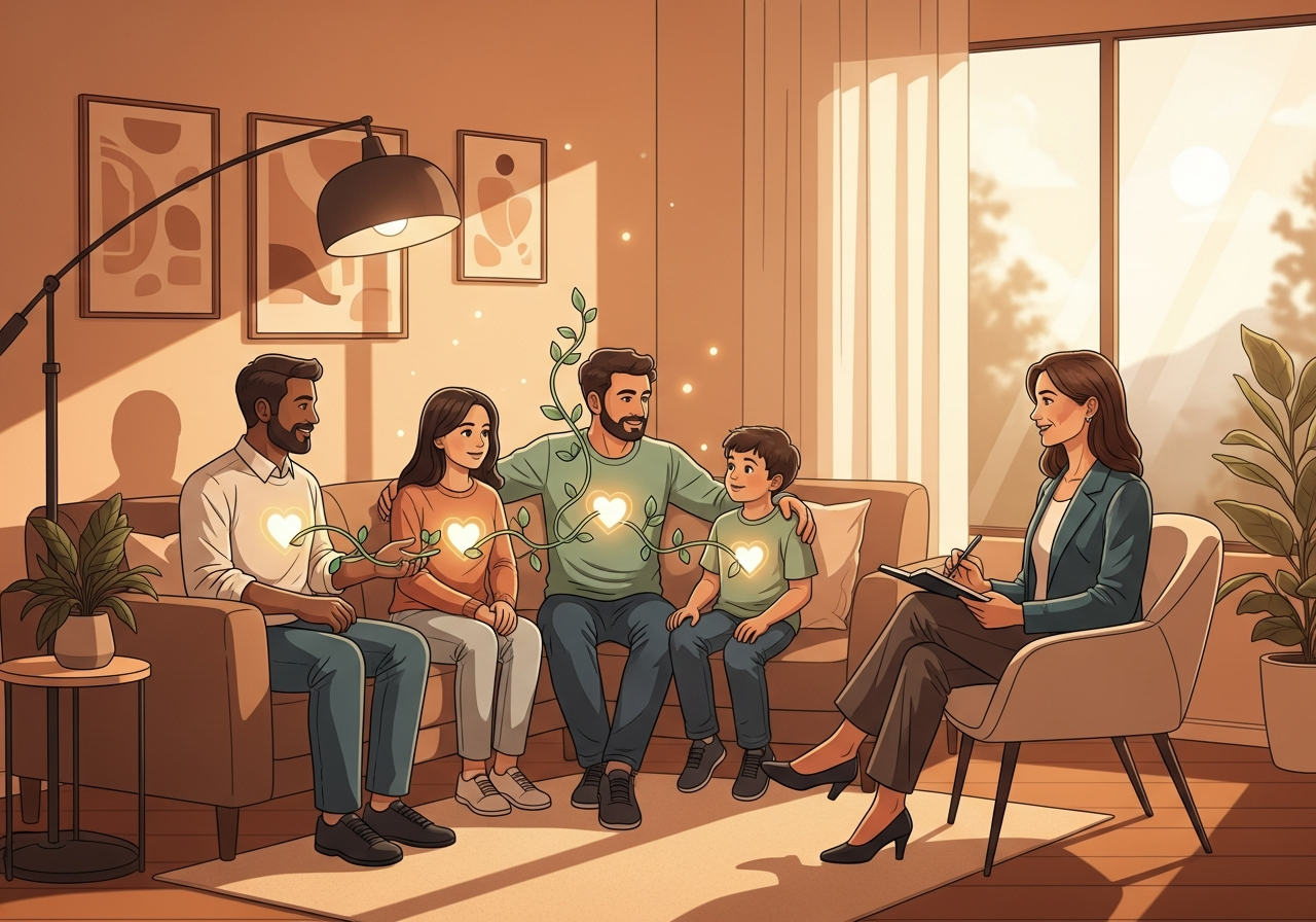 Familientherapie: Wann sie sinnvoll ist und was sie bringt