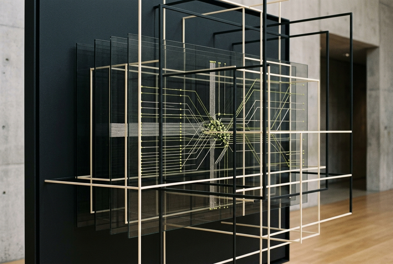 Abstract data architecture with connected analytics signals and semantic layers