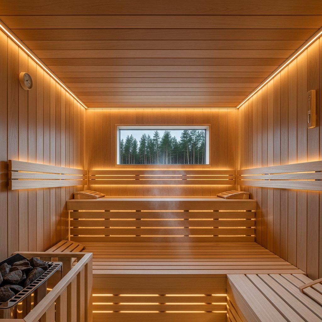 Sauna interior