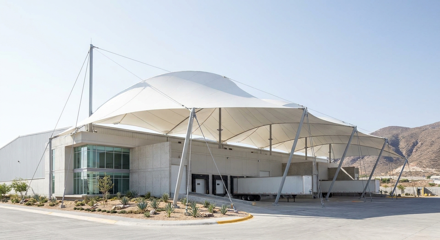 Gonher Industrial - Proyecto Skycover de industrial · 1,210 m² en Monterrey por Eclipse Cubiertas