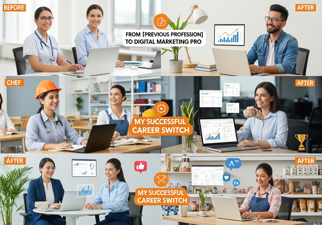 Digital Marketing Career Change Success Stories & Roadmap