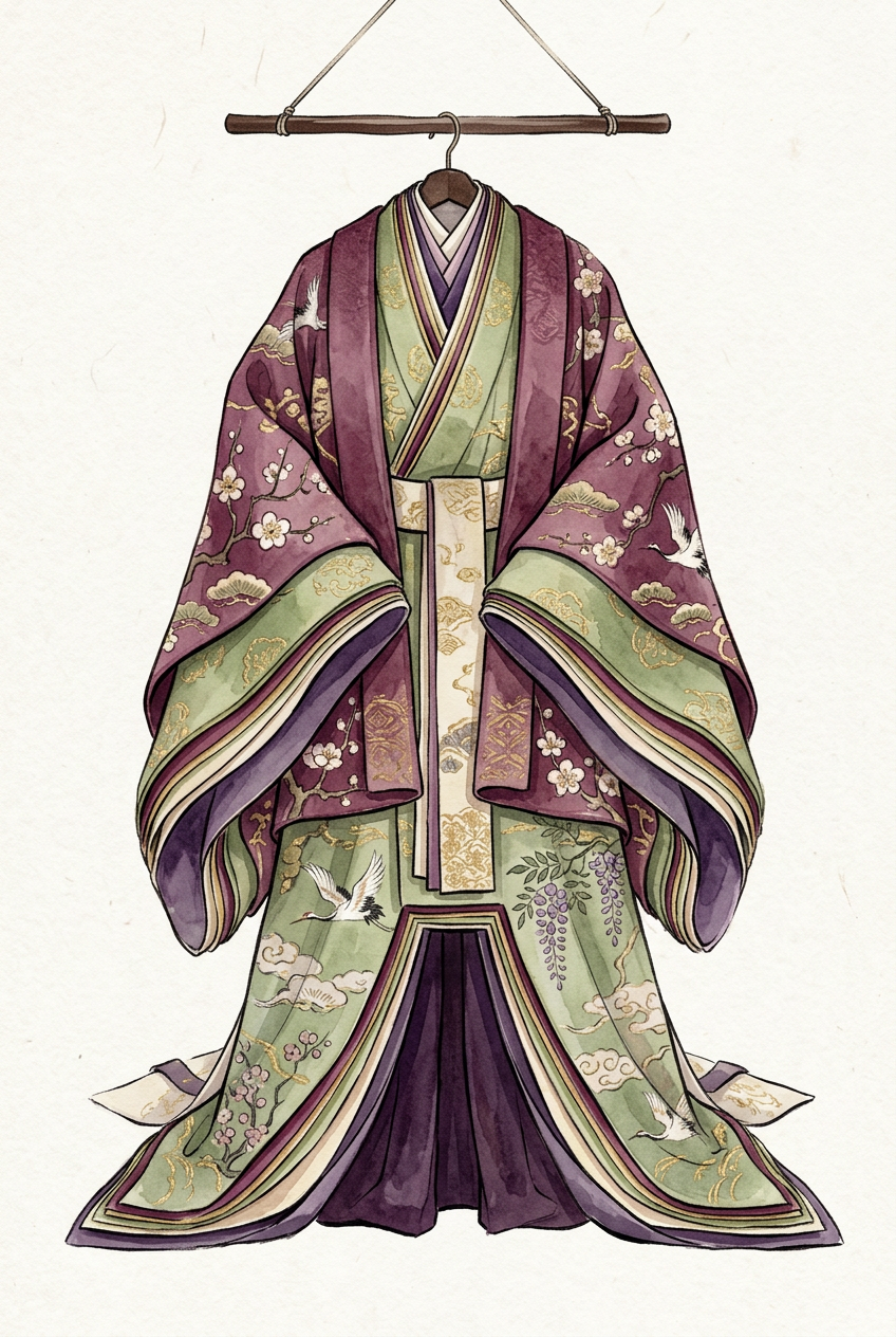 Kuge kimono