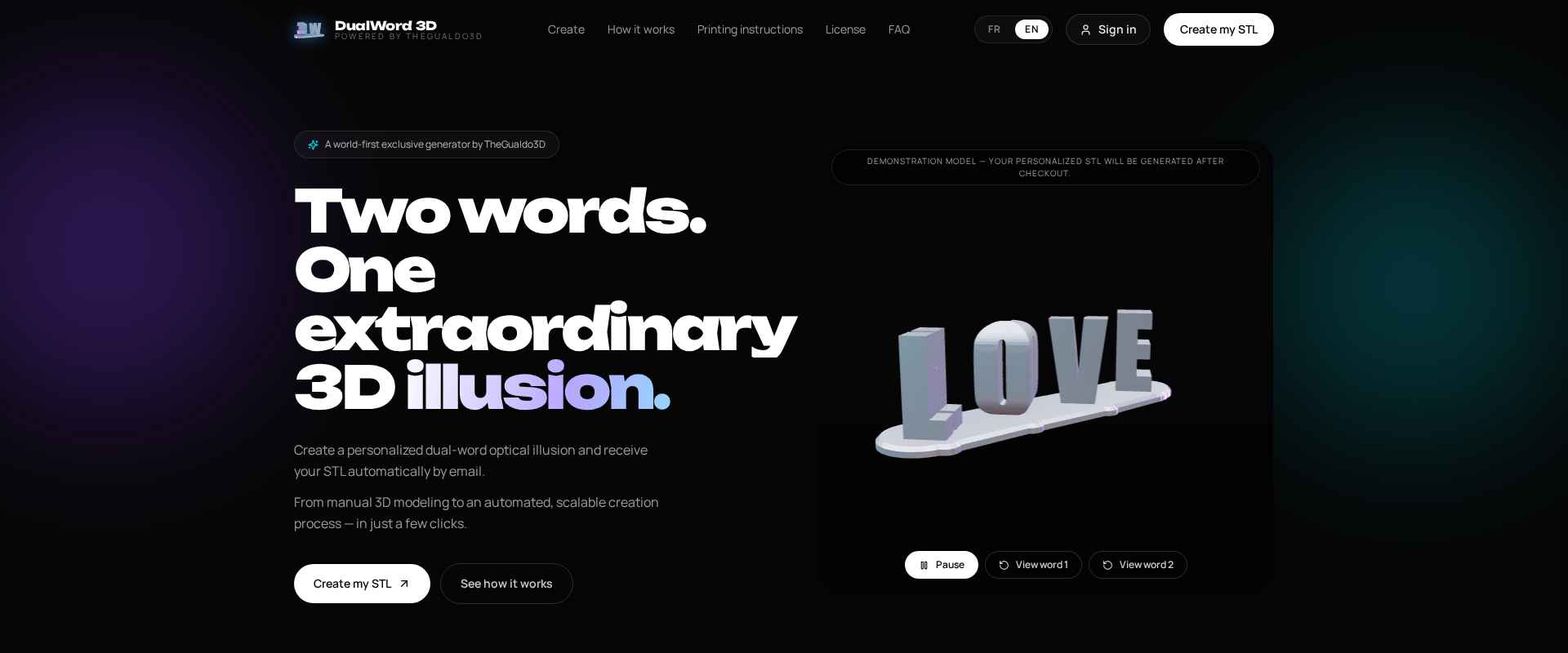 Dualword3D preview