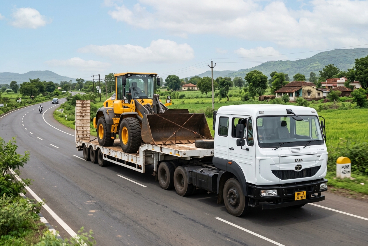 Semi low-bed trailers
