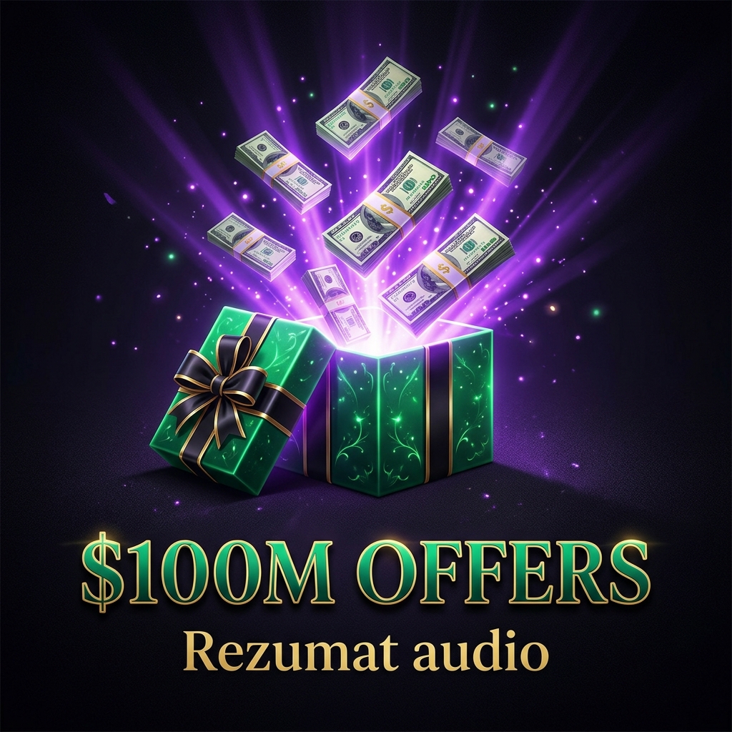 $100M Offers — Rezumat audio