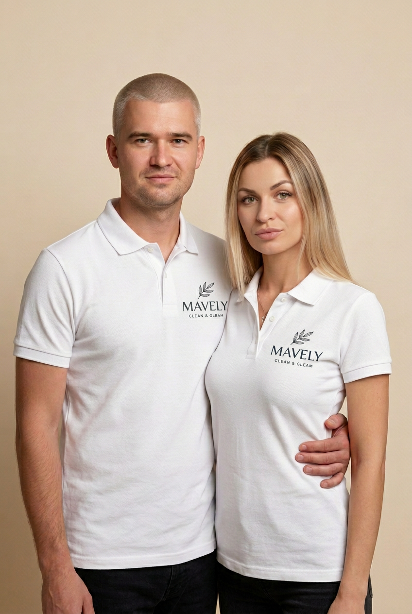 Oleksii & Olena Stupak — founders of Mavely Clean & Gleam