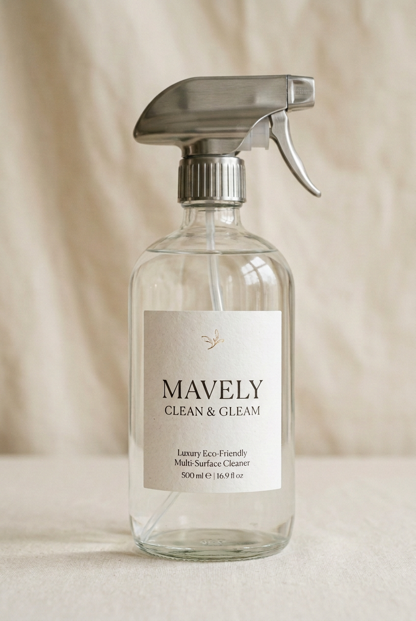 Mavely Clean & Gleam glass spray bottle