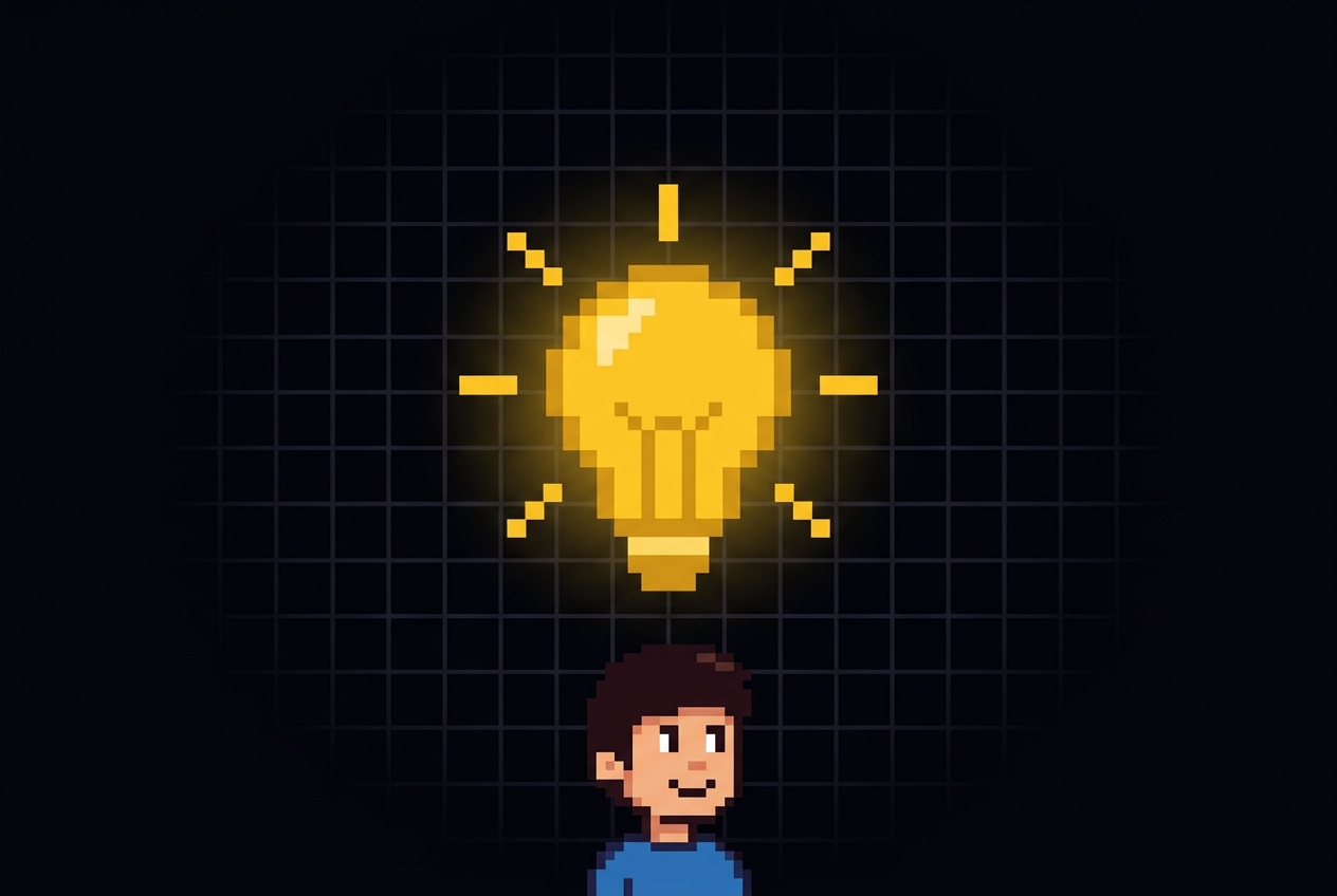 Was It Built pixel idea logo
