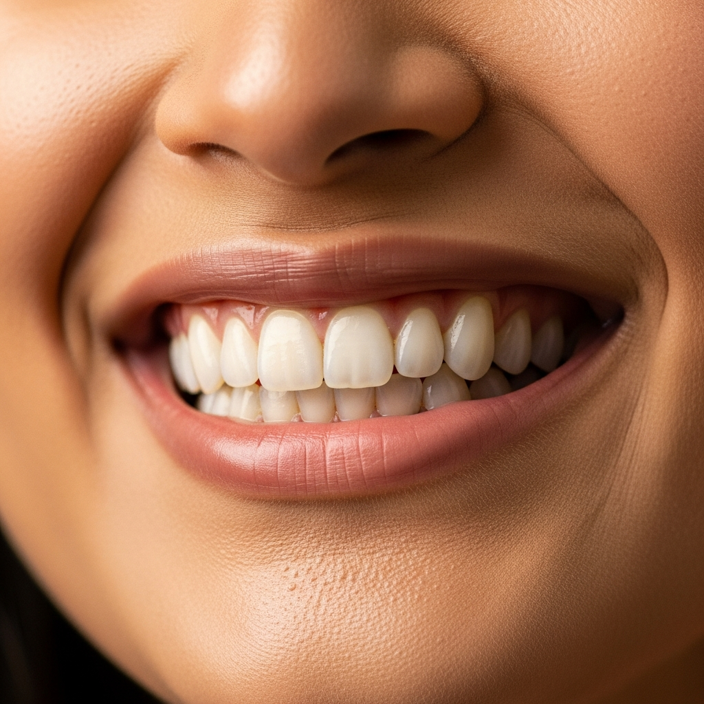 Patient with braces