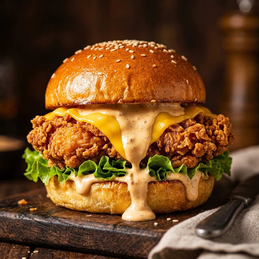 FRY BOXX Chicken Burger