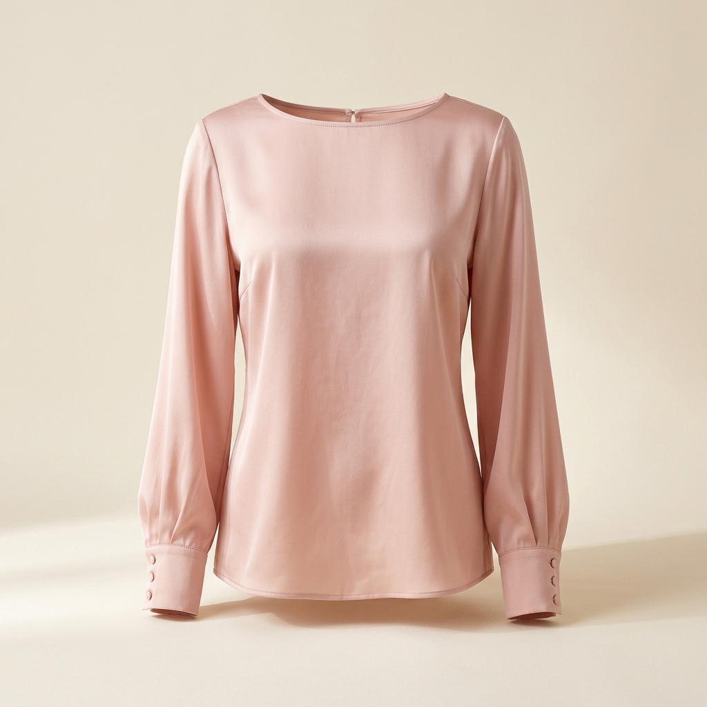 Soft Pink contemporary blouse
