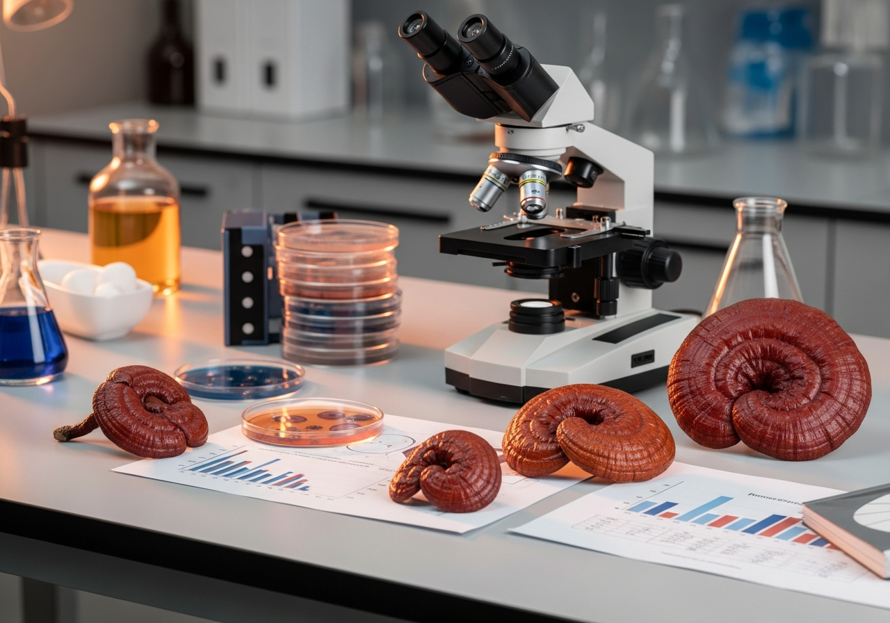 Investigacion de laboratorio con Ganoderma lucidum: donde la micologia ancestral se encuentra con la oncologia moderna