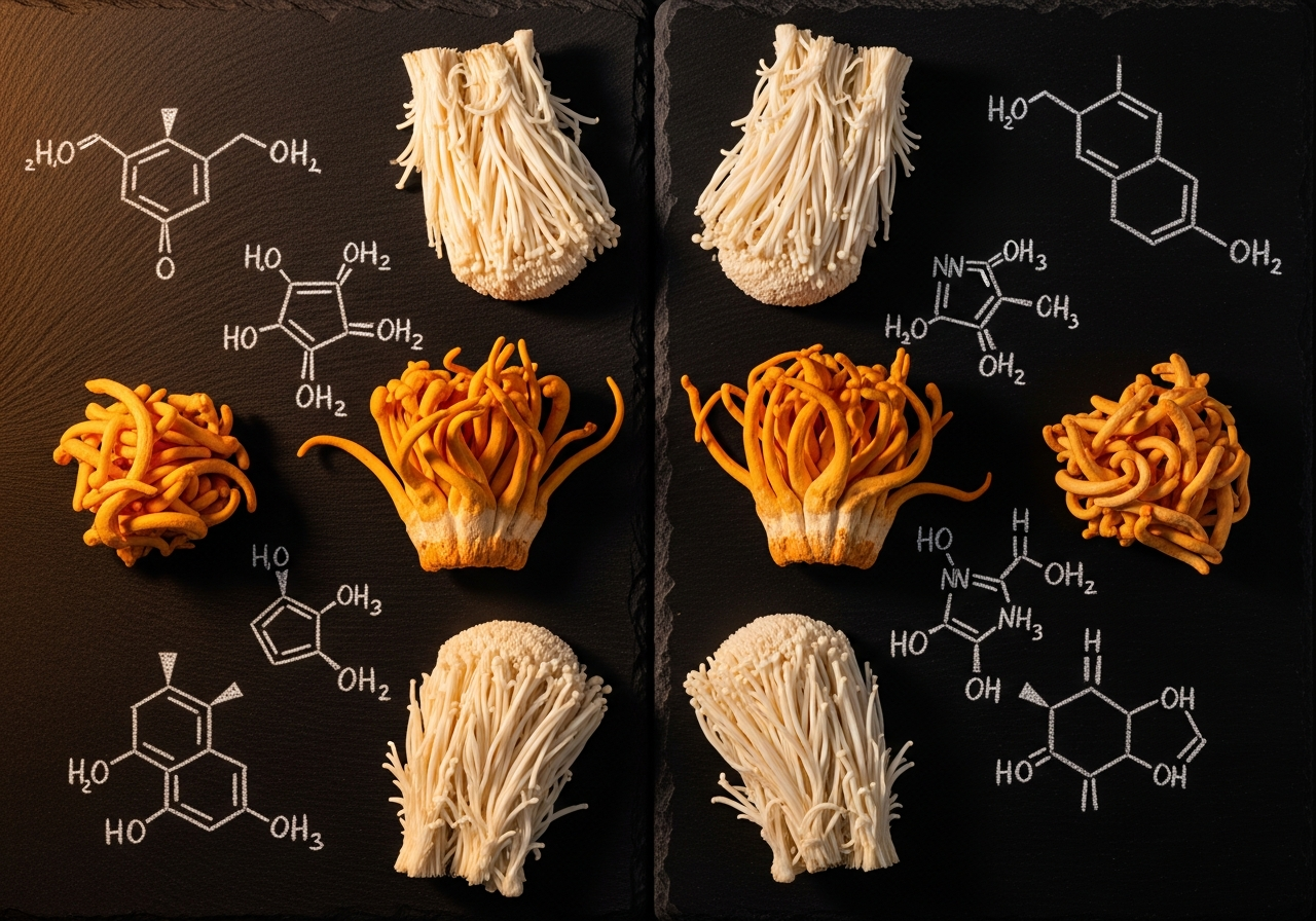 Cordyceps militaris y Melena de León: el dúo sinérgico para energía mitocondrial y rendimiento neuronal