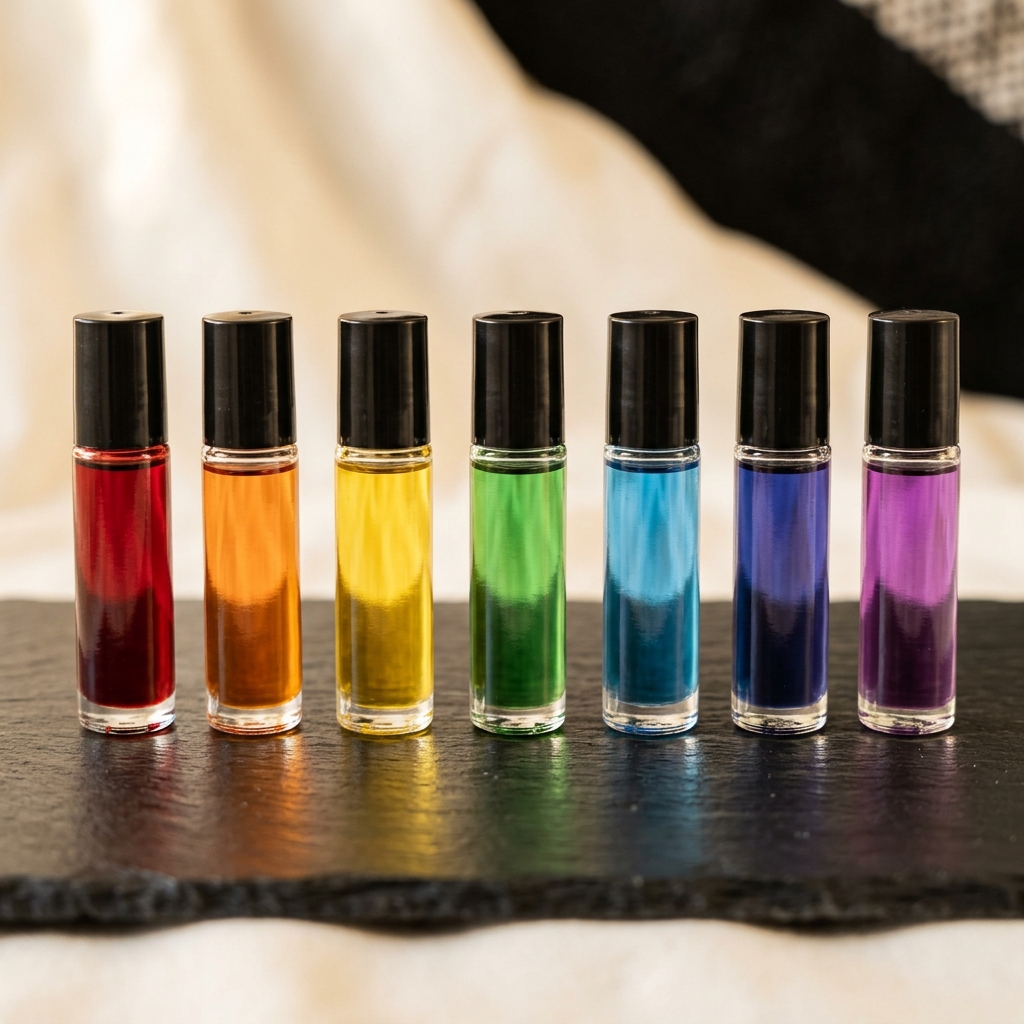 Chakra Roll-On Oil Set