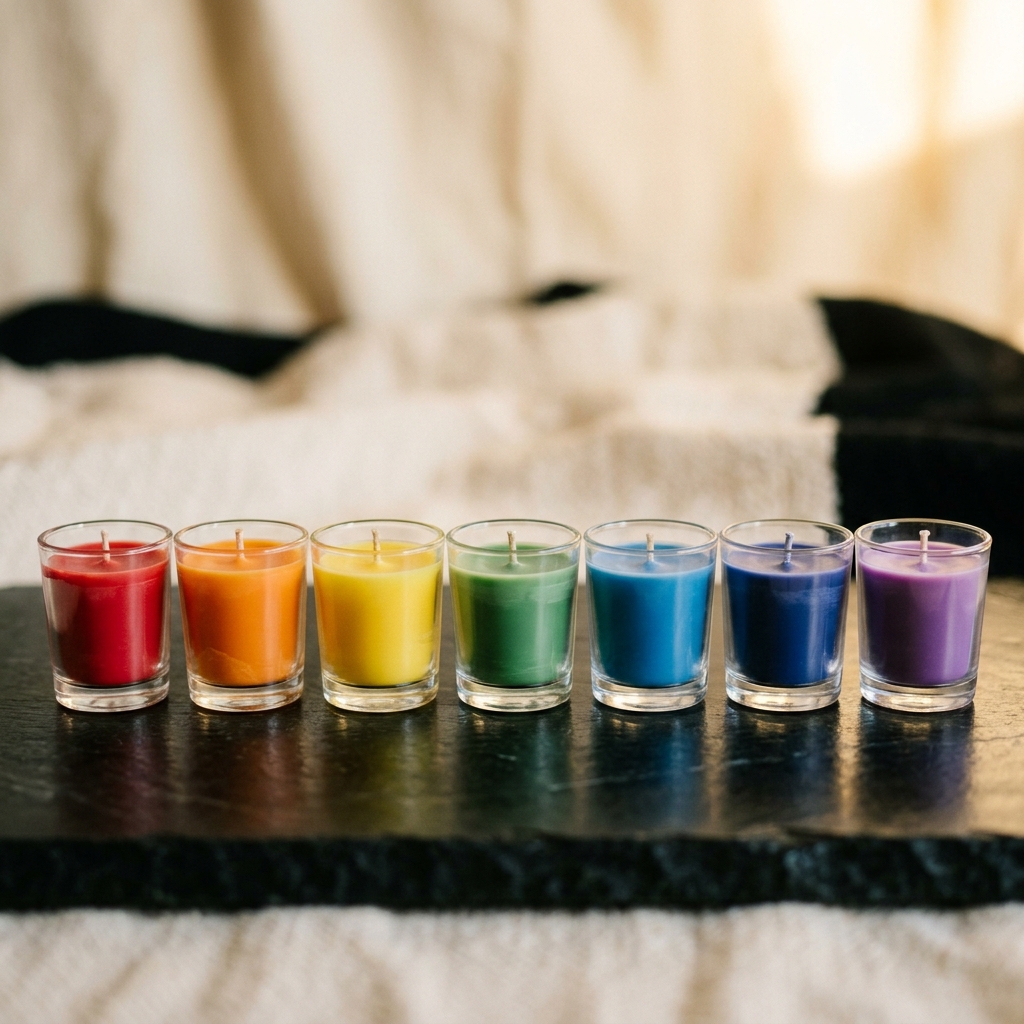 7 Chakra Candle Set