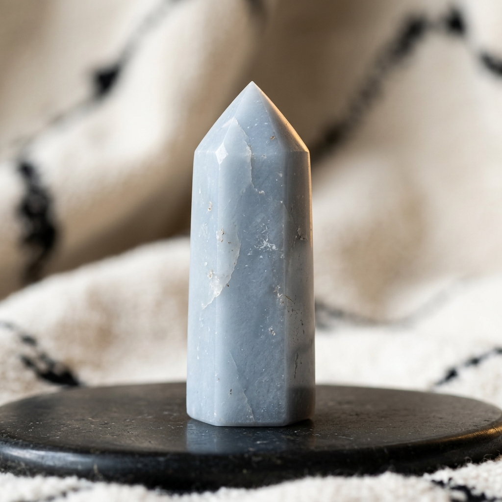 Angelite Point Quartz