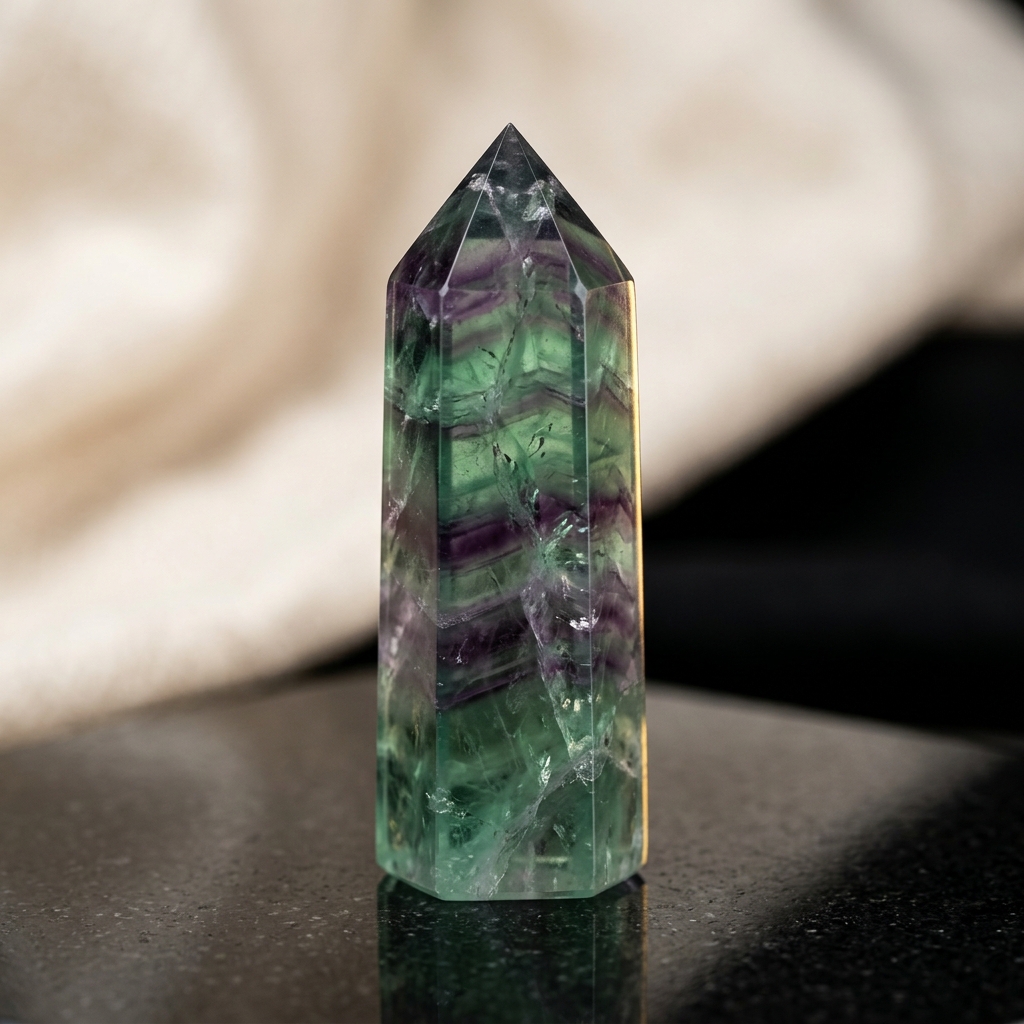 Fluorite Point Quartz