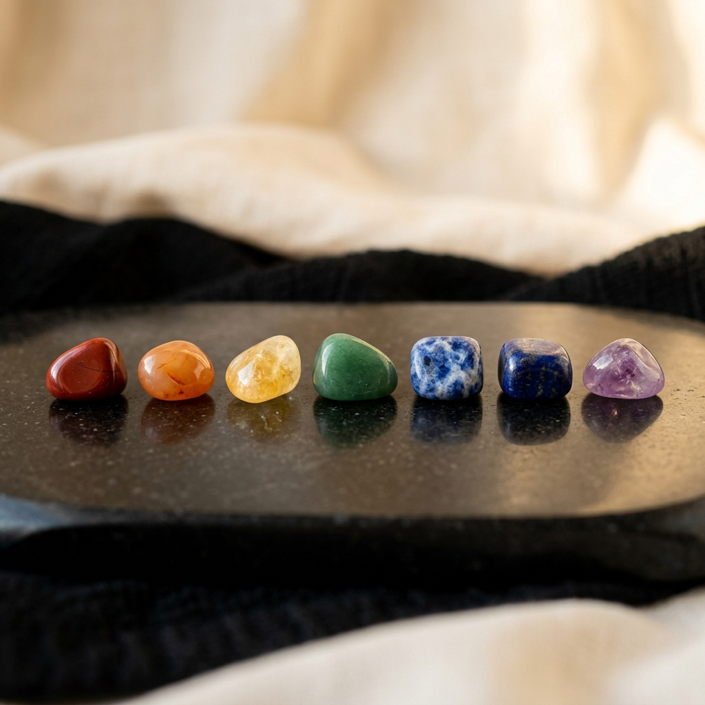 7 Chakra Tumbled Stone Set