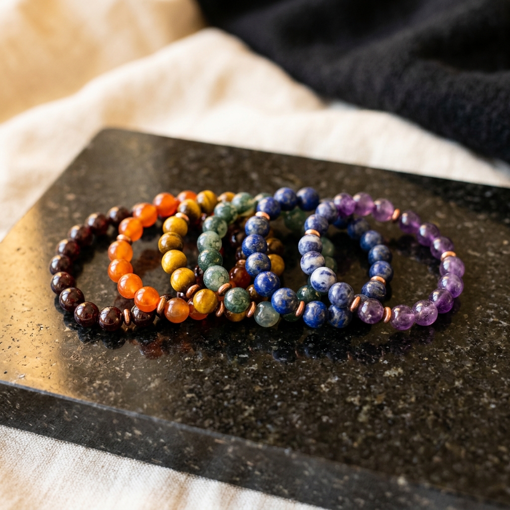 Chakra Bracelet Set