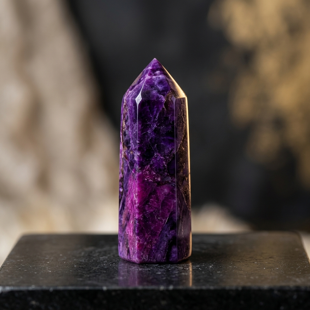 Sugilite Point Quartz