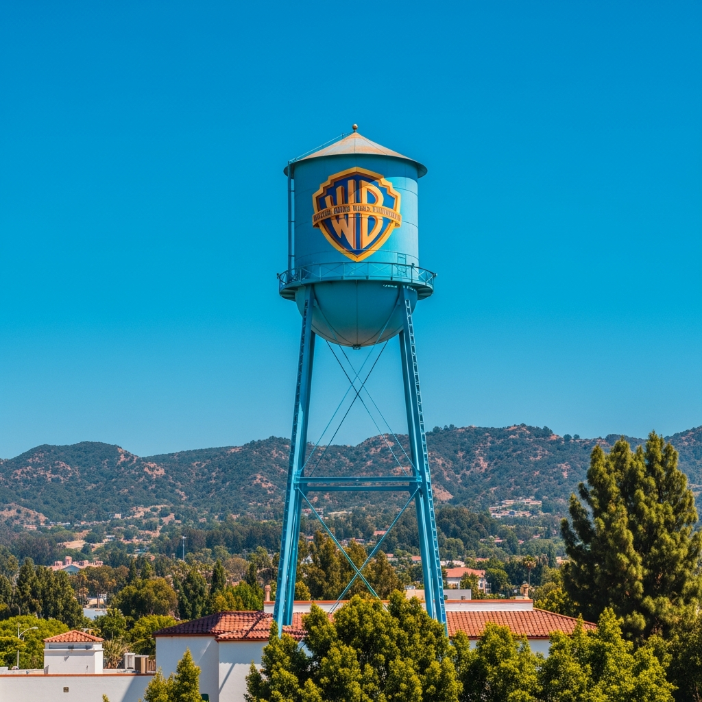 Warner Bros Studio water tower