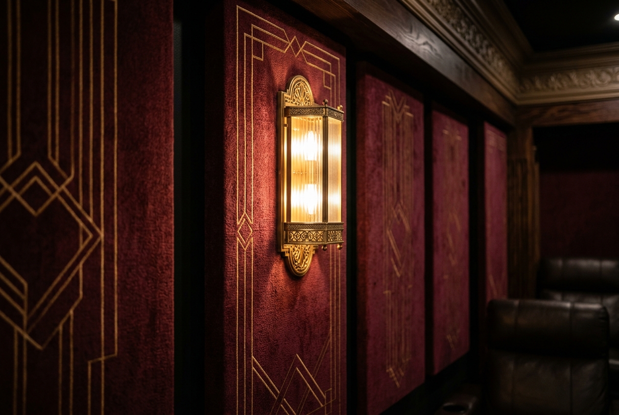 Custom Sound Panels & Sconce Lights