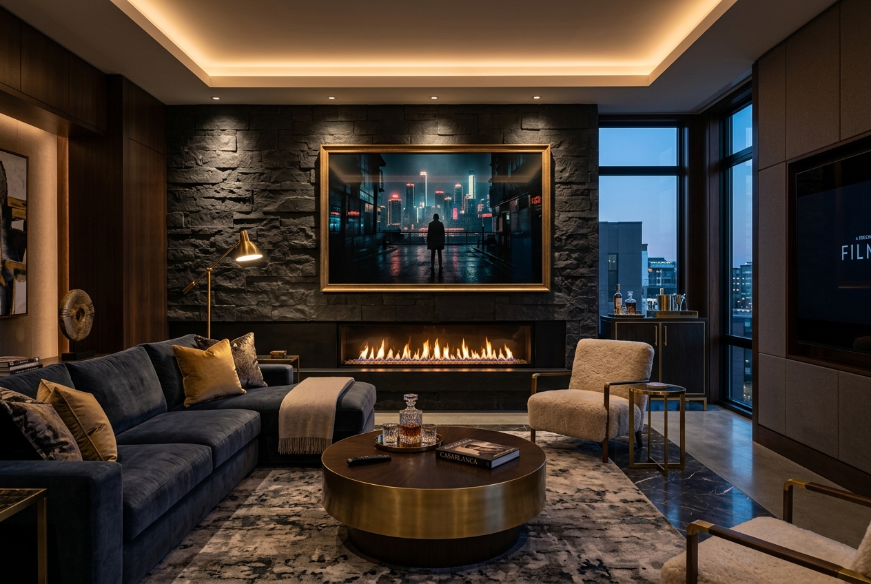 Fireplace & Custom Art