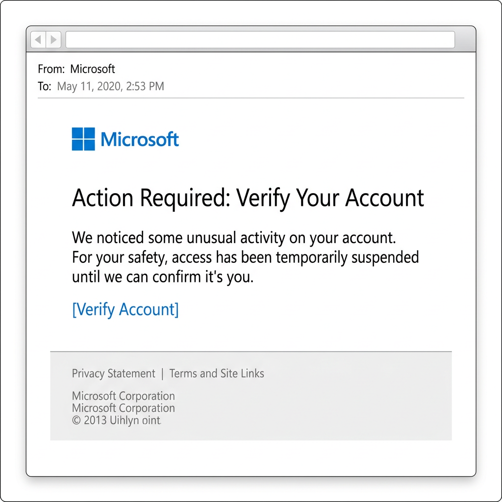 Email Sample screenshot
