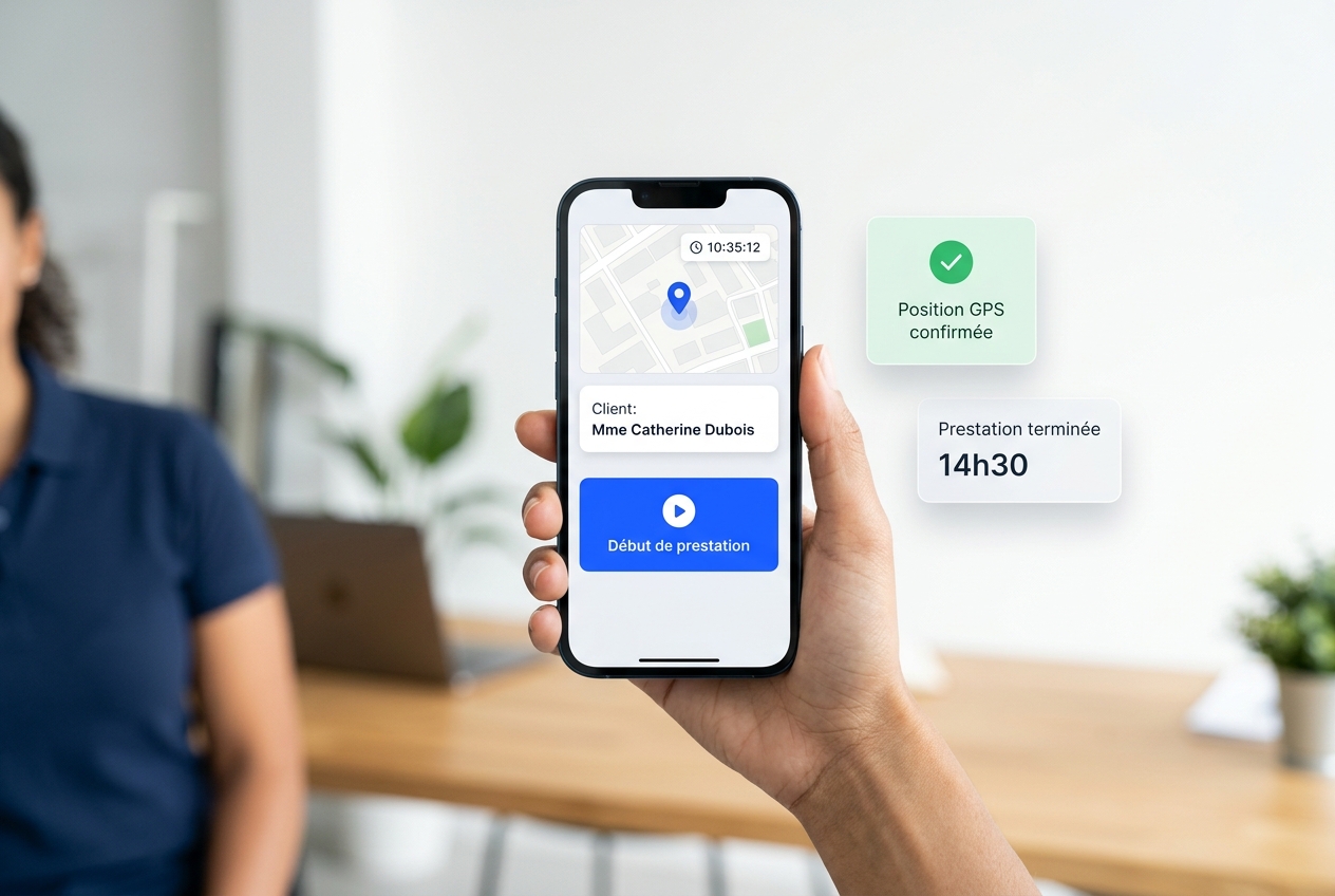Application de pointage GPS PTITSERVICES-PRO